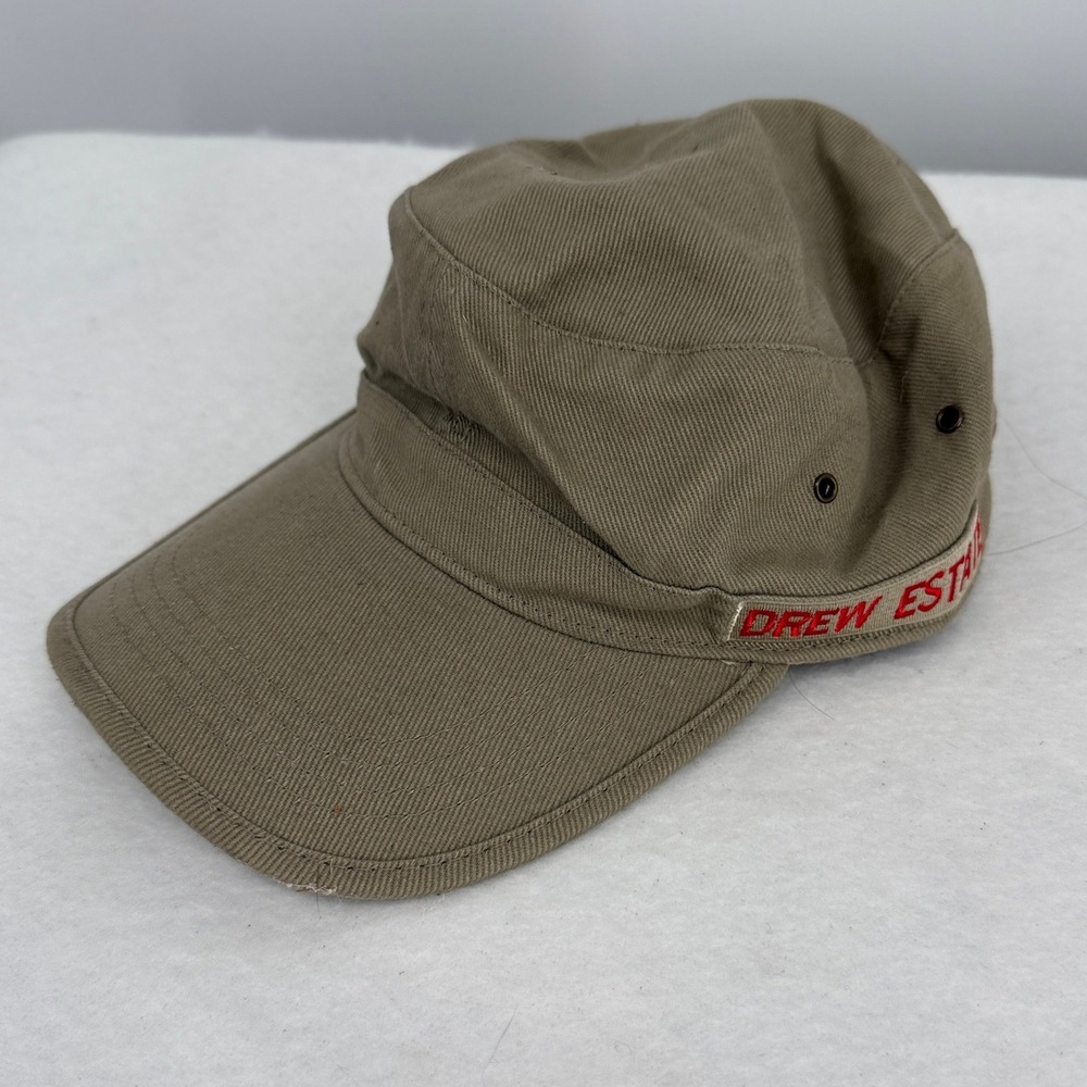 Drew Estate The Rebirth of Cigars Cadet Hat Blue Bay Khaki Tan Adjustable Cap